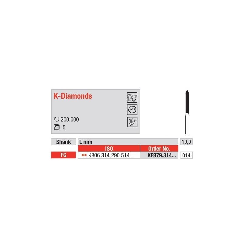 Freze K-Diamant FG - 5 buc. 