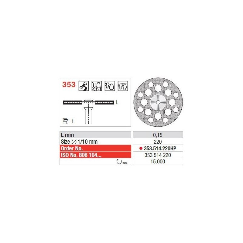 Disc Diamant Superflex HP 353 - 1 buc. 
