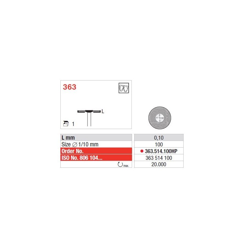 Disc Diamant Superflex HP 363 - 1 buc. 