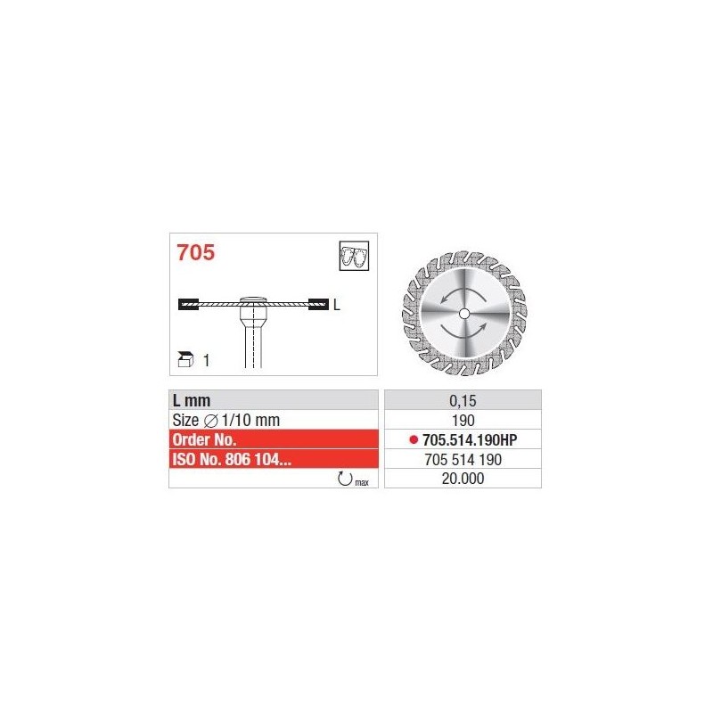 Disc Diamant Superflex HP 705 - 1 buc. 