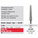Freze Sandpaper Mandrel  4013 HP-100