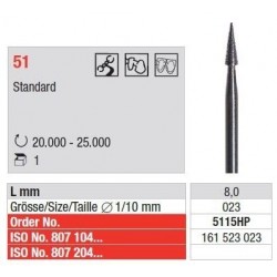 Freza Standard Diamante Sinterizate HP 51 - 1 buc. 