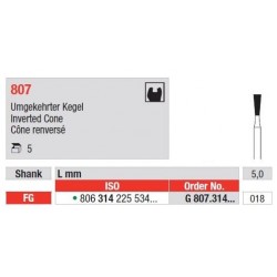 Freze Diamant Con Inversat FG 807 - 5 buc. 