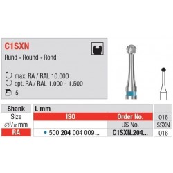 Freze TC Bur - RA round Cross cut C1SX N 204 010