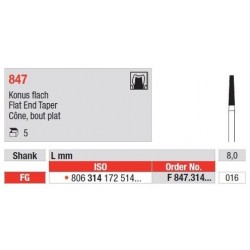 Freze Diamant Con cu Cap Plat FG 847 - 5 buc. 