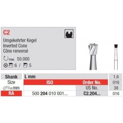 Freze TC Bur - inverted cone RA  C2.2 4 008