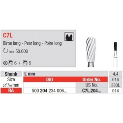 Freze TC Bur RA - pear  C7L. 204 01