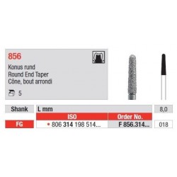 Freze Diamant Con cu Varf Rotunjit FG 856 - 5 buc. 