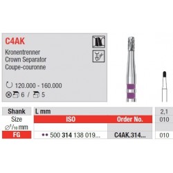 Freze TC Bur FG Crown separator C4AK  314 010