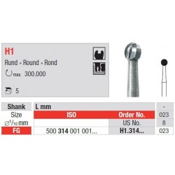 Freze TC Bur FG - round  H1.3 14 005
