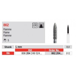 Freze Diamant Cap Flacara RA 862 - 5 buc.