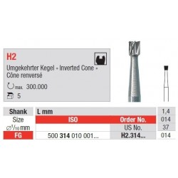 Freze TC Bur - inverted cone FG  H2.3 14 006