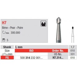 Freze TC Bur FG - pear  H7.3 14 006