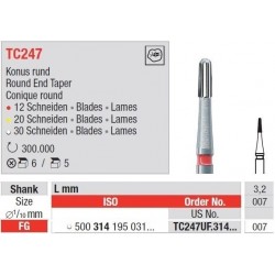 Freze TC Finishing instruments  TC24 7UF 314 007