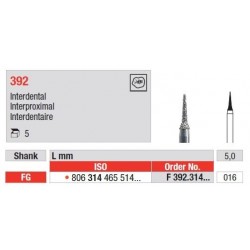 Freze Diamant Interdentare FG 392 - 5 buc.