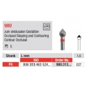Freze Diamant pentru modelare si conturare ocluzala FG 980 - 5 buc. 
