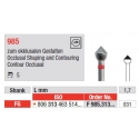 Freze Diamant pentru modelare si conturare ocluzala FG F985 - 5 buc.