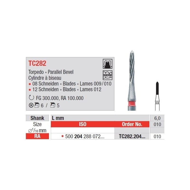 Freze TC Finishing instruments  TC28 2 204 010