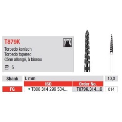 Freze Turbo Diamant Torpedo Tapered FG T879K - 5 buc. 