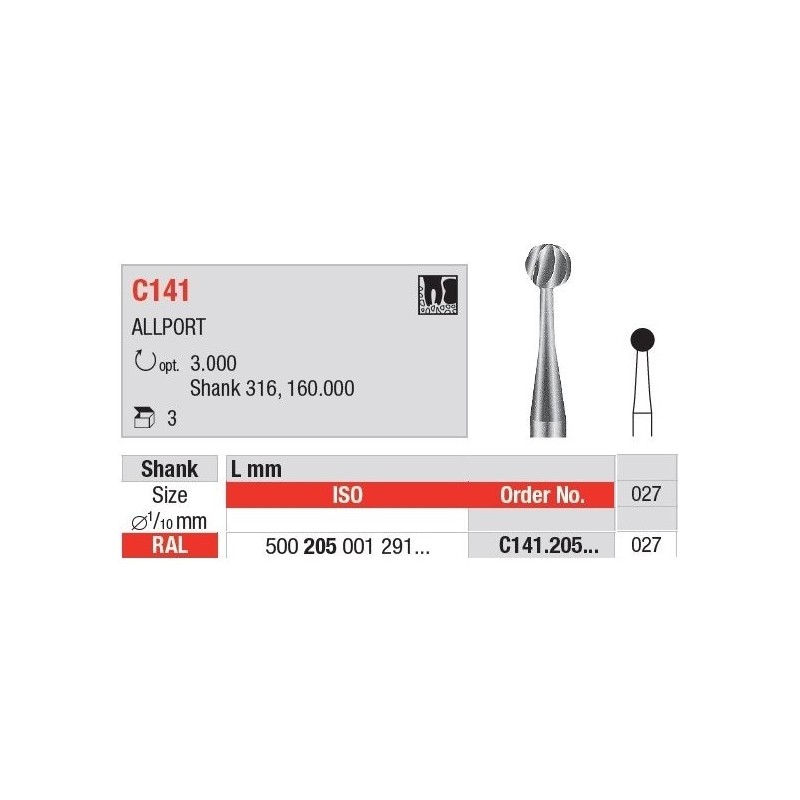 Freze Surgical cutters RAL  C141  205 010