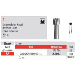 Freze Steel bur  2.2 4 006