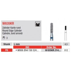 Freze WhiteTiger LLD Cilindru cu Margini Rotunjite FG W835KR - 3 buc. 