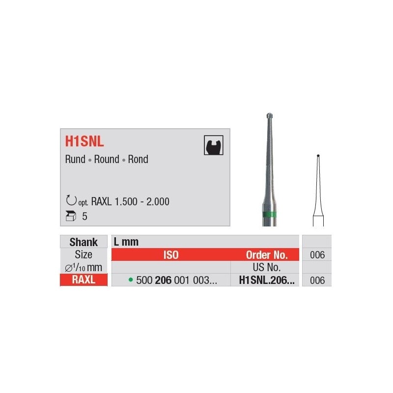 Freze Endobur RAXL  H1SN L 206 006