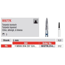 Freze WhiteTiger LLD Torpedo Tapered FG W877K - 3 buc. 