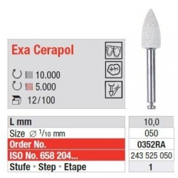 Polipanti Ceramica Exa Cerapol RA Pasul 1: Gri - 100 bucati