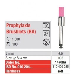 Freze Prophylaxis brushlets RA pink 1470 RA-100