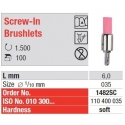 Freze Prophylaxis brushlets SC pink, Screw-In 1482 SC-100