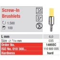 Polipanti Profilaxie cu peri tari Screw-In Brushlets - 100 bucati