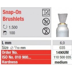 Freze Prophylaxis brushlets Snap-On white 1490 UM-100