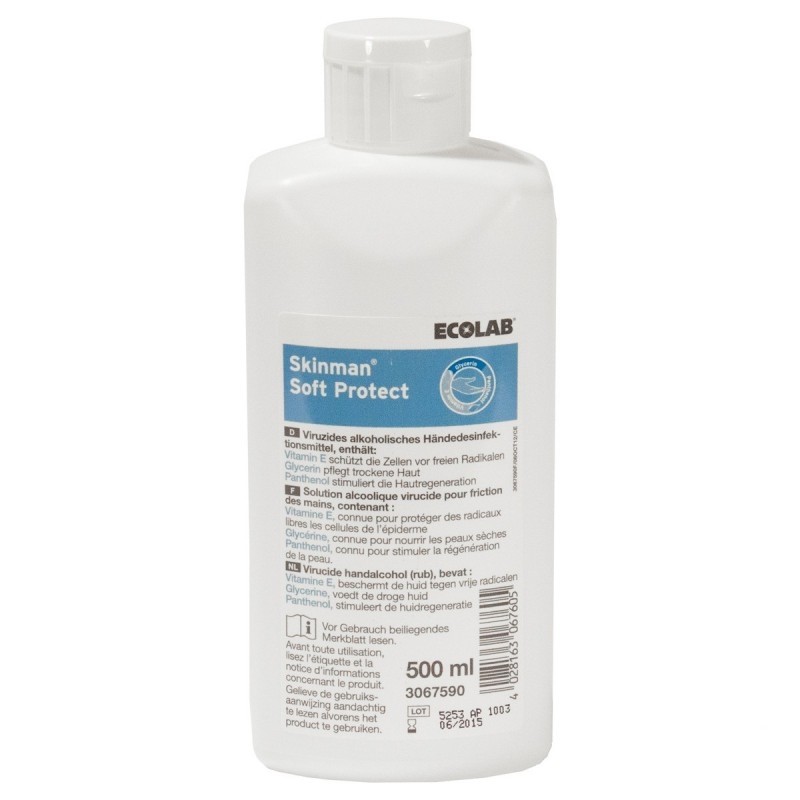 SKINMAN SOFT PROTECT 500ML-dez maini