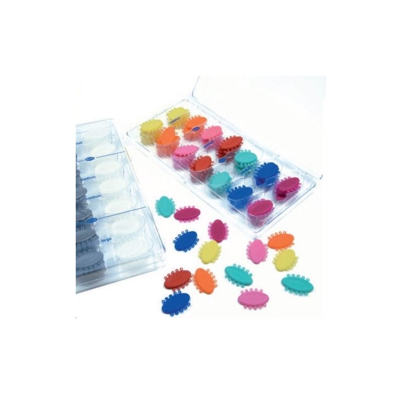 Mini Module elastice colorate Kit 840 inele/84 mini-module Leone