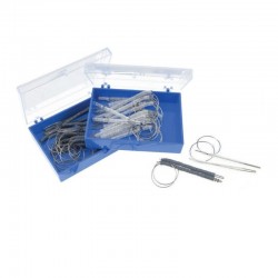 LIGATURI PE DISPENSER GRI 1.0mm - 1000buc