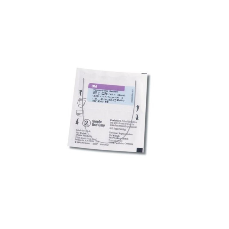 Arc otel Permachrome Resilient rectangular superior 1 bucata 3M