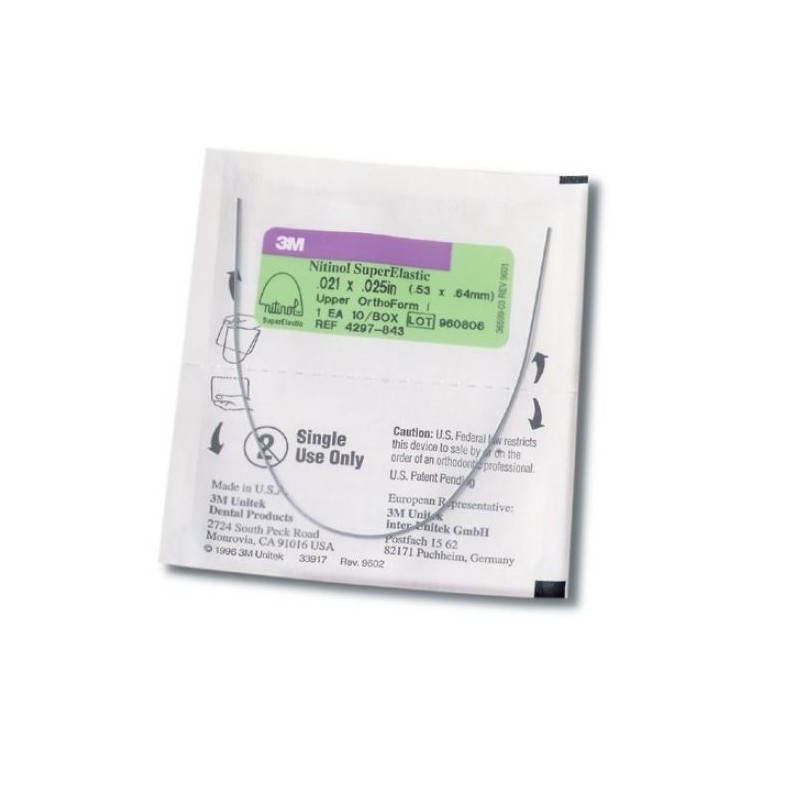 ARC NITI 016 REVERSE CURVE SUPERIOR 1 BUC 3M