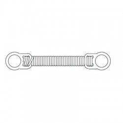 Nitinol tekercs tekercsrugó rugó könnyű 150g 9mm 1db 3M