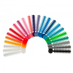 Orthometric színes rugalmas pántok, 46 darab