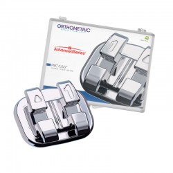 Advanced Series MBT22 fém rögzítők kampókkal a szemfogakon és a premolárisokon, 10 darabos készlet casesOrthometric