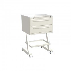 Mobil asztal C2-PS1L 2 fiókkal és tálcával Astra