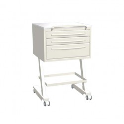 Mobil asztal C2A-PS1L 3 fiókkal és tálcával Astra