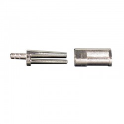 Kétpólusú csatlakozó burkolattal, 100 piecesShera