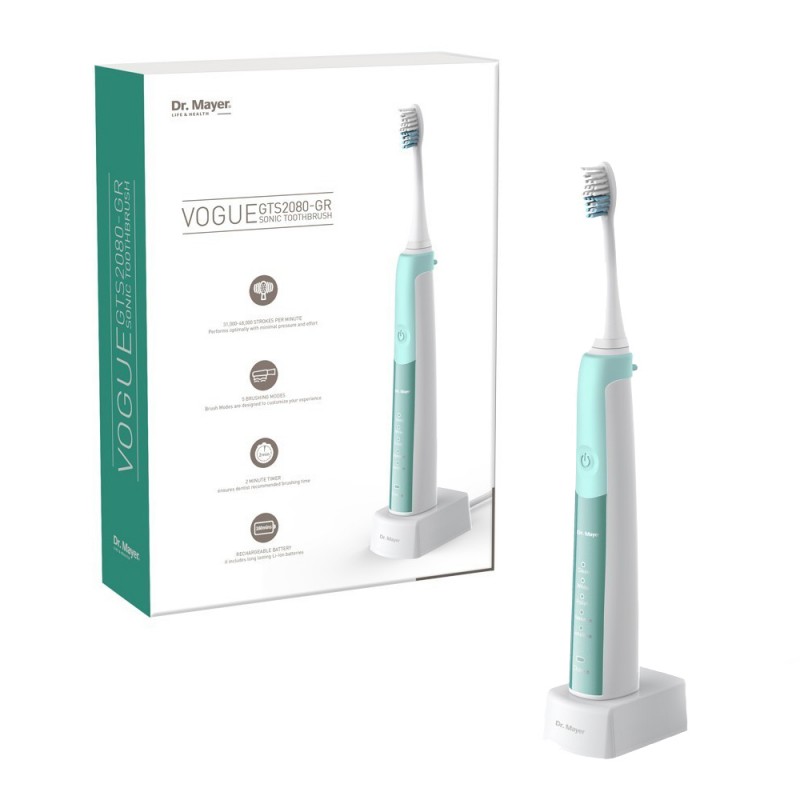 Periuta electrica sonica GTS2080 Green Dr. Mayer