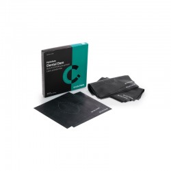 HySolate Latex Dental Damt fekete előre nyomtatott 152 x 152mm Coltene