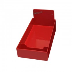 Műanyag doboz laboratóriumi modellekhez piros 20 x 10cm G27 Larident