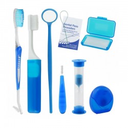ortodontiai tisztító készlet kék Falcon