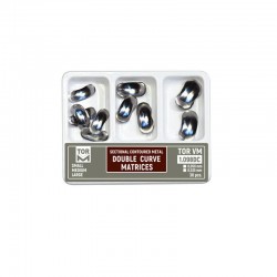 0.050mm-es, kettős íves, kontúrozott fém profilú formák, 30 darab TorVM