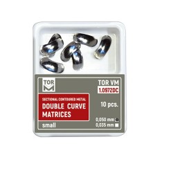 Kis, kettős ívelt szekcionált fémformák, kis 0.050mm TorVM